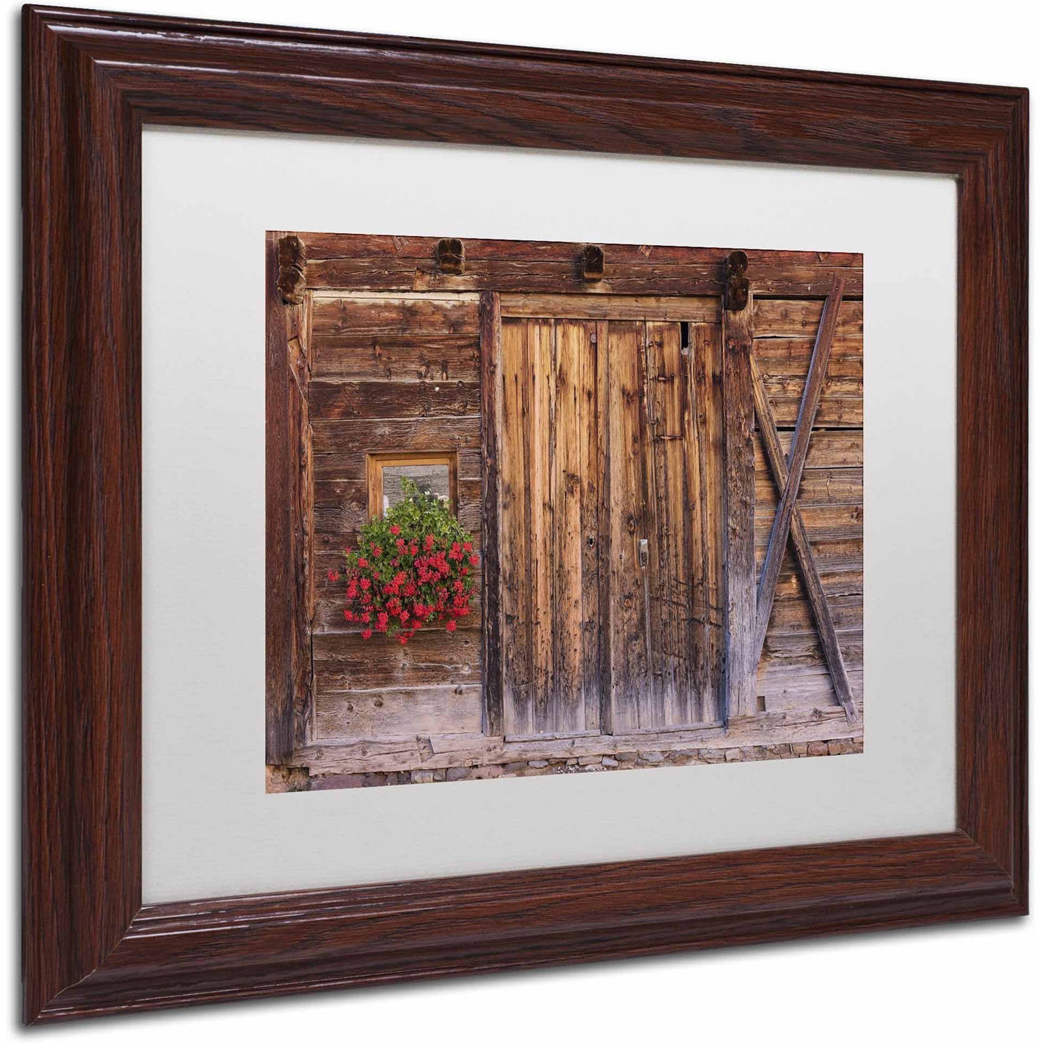 Trademark Fine Art 'Rustic Charm' Canvas Art by Michael Blanchette Photography, White Matte, Wood Frame