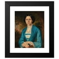 thumbnail image 2 of Franciszek Mielnicki 12x14 Black Modern Framed Museum Art Print Titled - Portrait of a Lady, 2 of 5