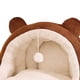 thumbnail image 3 of Cama para gatos cueva semicerrada nido Yuyangstore Marrón M, 3 of 8