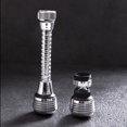 thumbnail image 3 of 3 Pieces Swivel Water Faucet,360 Degree Movable Kitchen Faucet Head,2 Modes Adjustable Shower Head Filter Sprayer,Kitchen Aerator,Kitchen Faucet,Kitchen Faucet Extender 1 long 2 short, 3 of 4