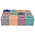 thumbnail image 1 of Juego de bloques para bebés juguetes suaves y apilables para niños pequeños masticables educativos para bebés de más de 6 meses ANGGREK Otros, 1 of 8