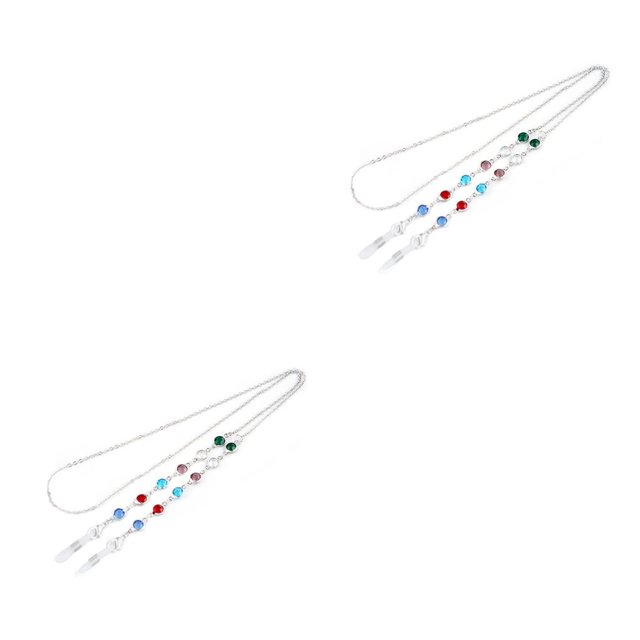 Correa de cuerda para gafas Jumpingount con gancho y diamantes de imitación
