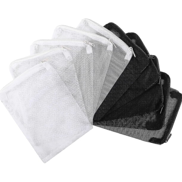10 Uds. Bolsas de medios filtrantes para acuario con cremallera para carbón activado, biosferas, anillos de cerámica, Etc.