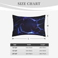 thumbnail image 4 of Fotbe Blue thunder bolt light Pattern Pillow Cases - Envelope Closure - Luxury, Extra Soft, Cooling Pillow Covers - Wrinkle, Fade, Stain Resistant-20"x30", 4 of 6