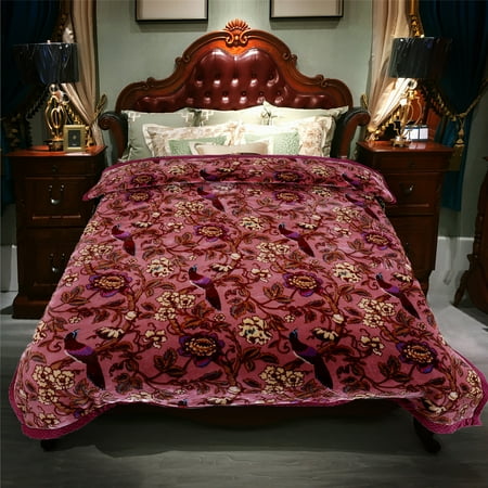 cozy warm printed blanket