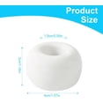 thumbnail image 2 of 2-Pack Ceramic Toothbrush Holder Mini Donut Shape with Toothbrush Elegant Mini Ceramic Toothbrush Holder Stand for Bathroom, 2 of 5