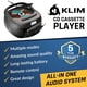 thumbnail image 2 of Reproductor de CD y Casete KLIM Boombox Bluetooth Radio AM/FM, 2 of 7