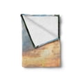 thumbnail image 2 of Landscape Soft Flannel Fleece Throw Blanket, Sunset Dawn Sea Ocean Island Romance Tropic Botanic Tree Photo, Cozy Plush for Indoor and Outdoor Use, 50" x 60", Turquoise Peach, by Ambesonne, 2 of 6