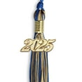 thumbnail image 2 of Endea Graduation Royal Blue/Antique Gold Mixed Color Graduation Tassel with Gold Date Drop, 2 of 11