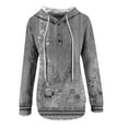 thumbnail image 5 of Patlollav Pntutb Womens Button Hoodies,Ladies Pocket Long Sleeve Tops Sweatershirt, 5 of 7