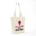 thumbnail image 7 of CafePress - Womans Place In Resistance Tote Bag - Unisex Canvas Tote Bag, Beige, 1-Piece, 7 of 7
