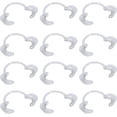 thumbnail image 1 of 12 Pieces Opener (Size 118*90*20mm), Clear C-Shaped Dental Tool, Chin Retractor Device for Mouthguard Challenge Games, 1 of 5