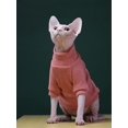 thumbnail image 3 of Cat Sweaters for Cats Only Autumn Winter Fashion Pullover Solid Soft Ribbing Sweaters Turtleneck Pet Clothes for Cat Sphynx Cat Sweaters, 3 of 6
