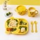 thumbnail image 3 of 5-piece children's tableware set, small plates and bowls yellow 5, 3 of 5