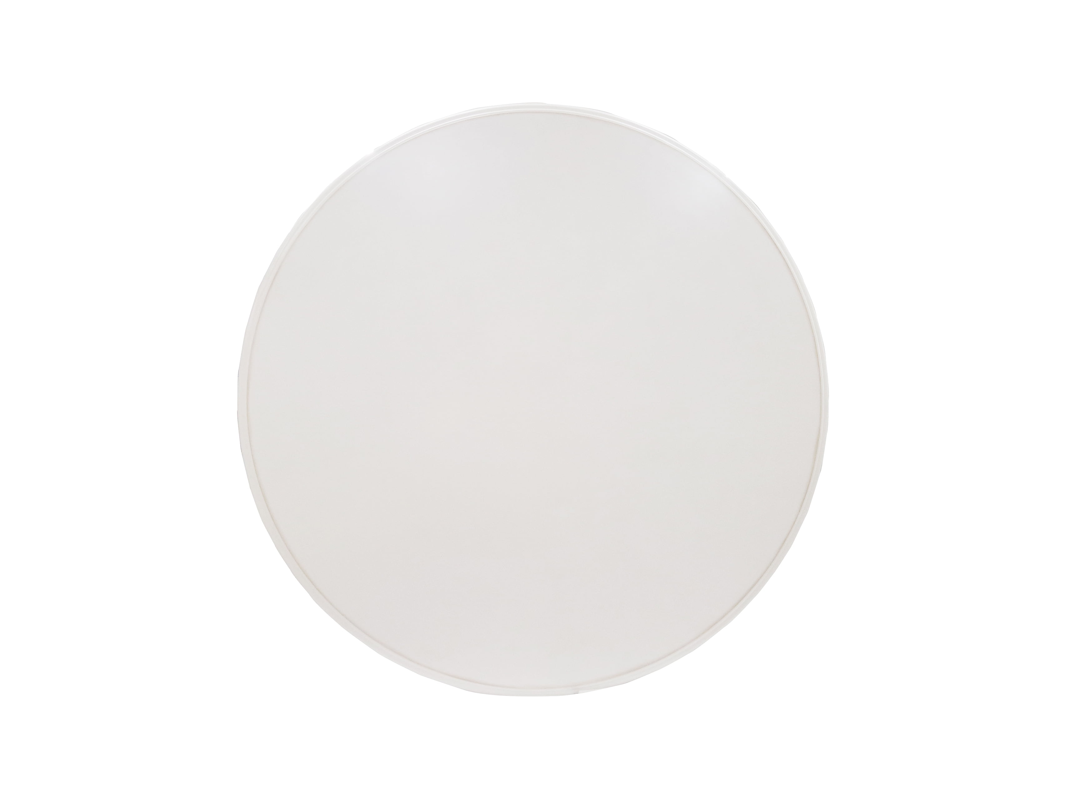Acme Vendome Wooden Round Dining Table with Pedestal in Antique Pearl Indoor