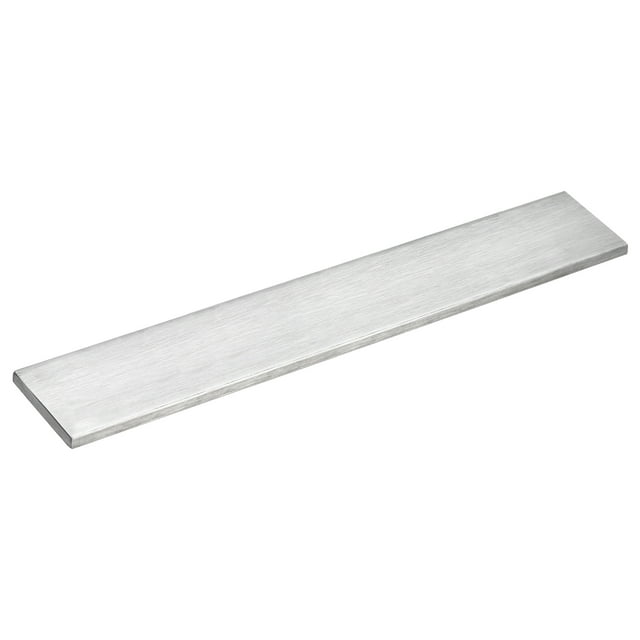 Unique Bargains 304 Stainless Steel Flat Bar, 1/8' Thickness 1 31/32'' Width 12' Length 1 Pack