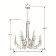 thumbnail image 5 of Bridgehampton 12 Light Antique Gold Chandelier, 5 of 9