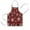 Red and Black, variant on Red and Blue Christmas Knitted Pattern Kids Aprons for Girls and Boys,Adjustable Neck Strap Toddler Aprons for Kids Cooking Baking
