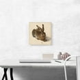thumbnail image 2 of ARTCANVAS Young Hare 1502 Canvas Art Print by Albrecht Durer - Size: 12" x 12" (0.75" Deep), 2 of 9