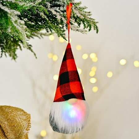 

Zedker Christmas Lights 3PCS Christmas Decorations Christmas Lights Knitted Pendant Christmas Tree Pendant