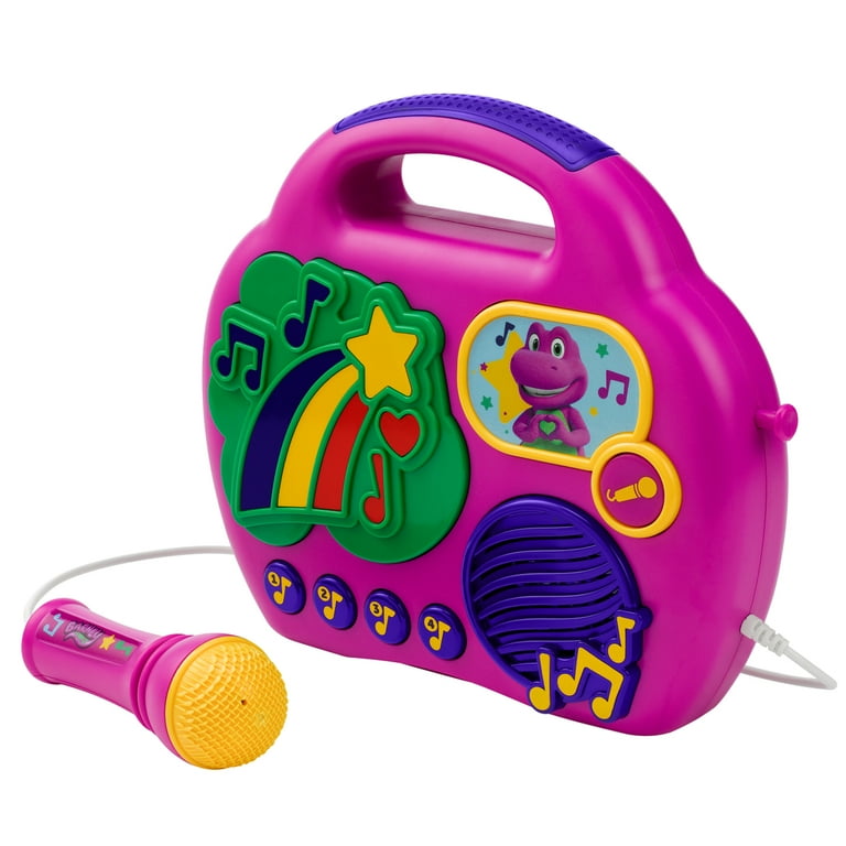 Barney Sing Along Boombox, Includes Microphone and Built-in