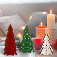 thumbnail image 6 of Fwttom Mini Christmas Tree, 3 Pcs Artificial Small Christmas Tree Decoration Set, Table Top Christmas Tree for Holiday Party Decor & Gifts for Kids, 3 x 4 Inches, 6 of 9