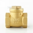 1/2" 1 Inch DN15 DN20 DN25 DN32 Female Thread Swing Check Valve Brass