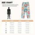 thumbnail image 3 of Balery Colorful Donut Pantalones de pijama para mujer, pijamas ultraligeros, pantalones de estar por casa-XX-Large, 3 of 6