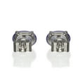 thumbnail image 2 of Gin & Grace 14KT White Gold oval-cut Tanzanite Earring., 2 of 4
