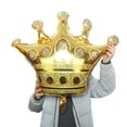 thumbnail image 5 of Crown Aluminum Foil Balloon Gold Multi-color Baby Birthday Party Floating Empty Decoration 1PC, 5 of 6