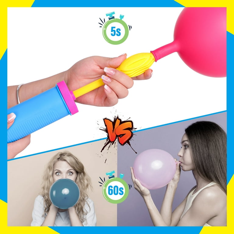 Balloon Pump Electric Air Pump for Balloons Dual Nozzle Balloon Inflator  Blower Machine with 10 Pack Balloon Arch Making Kit for Party Event