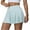Light Blue, variant on High Waisted Athletic Skort 2 in 1 Running Tennis Skirt with Built-in Shorts for Fitness WorkoutBeigeS