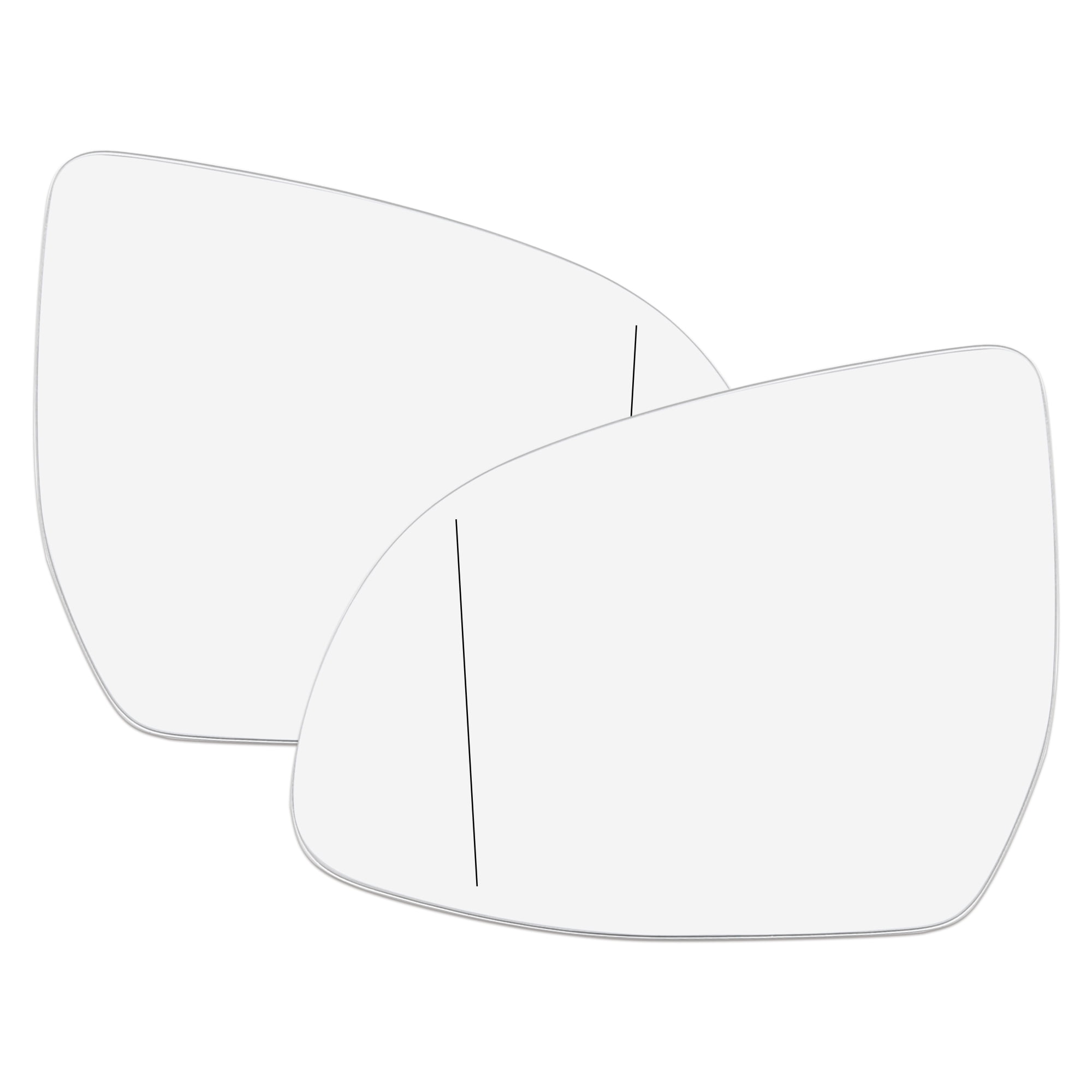 Espejo Lateral De Cristal Calentado Con Placa Trasera De Vidrio Convexo De Repuesto Para Toyota