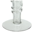 thumbnail image 3 of 11.75" Transparent Glass Trumpet Vase with Decorative Spiral Accent, 3 of 3