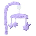 thumbnail image 4 of Babyfad Minky Ultra Purple 9 Piece Crib Bedding Set – Elegant Purple Design Soft & Luxurious Baby Girl Nursery Set, 4 of 4