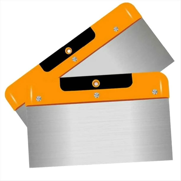 Espátula/Espátula de Acero Inoxidable, Herramienta de Pintura, Pala para Yeso, Espátula para Relleno, Papel Tapiz, Raspadores de Masilla, 4 Unidades