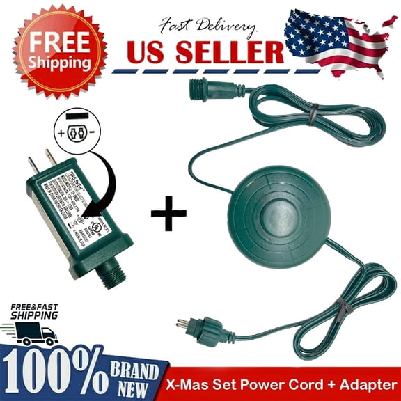 Set Adapter DC 29V 0.28A   Power Cord Foot Switch 1/2in Plug 6Ft - NO LIGHT MODE