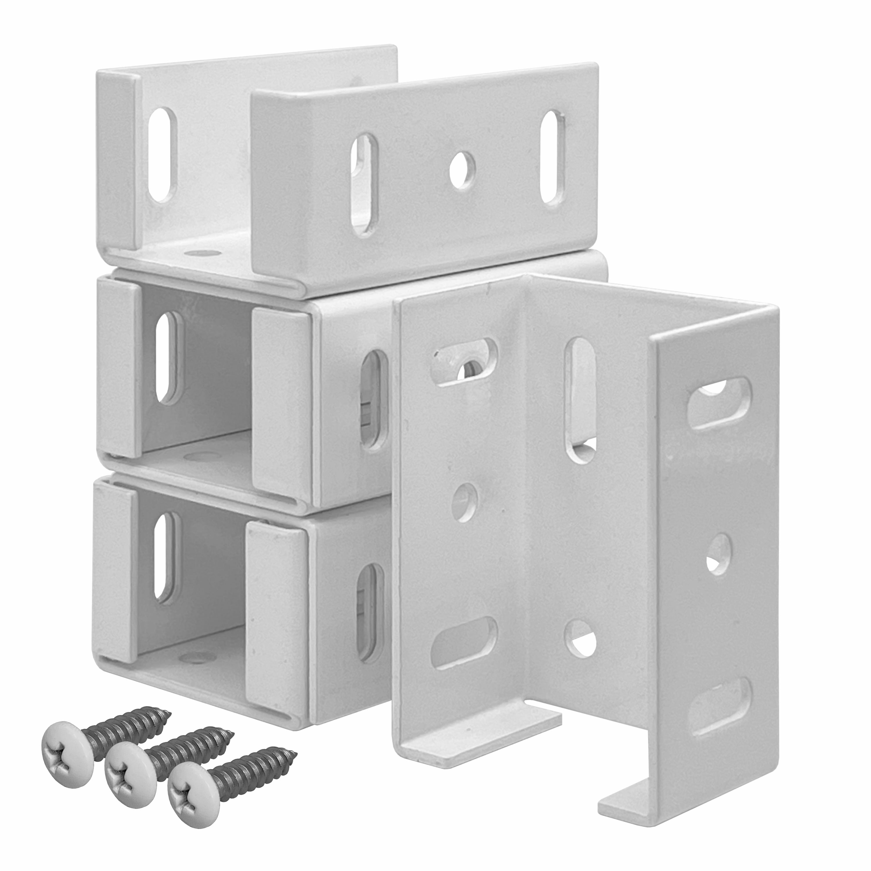 OHIY Heavy Duty, Aluminum Fence Brackets, Rail Brackets for Vinyl Fence