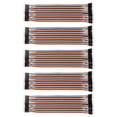 thumbnail image 1 of Macho A Macho, Cable Multicolor, 40 Pines, Macho A Macho, Cable De Puente De Placa De Pruebas, Kit De Cable De Cinta Macho A Macho，5 Uds，20Cm/7,86 Pulgadas Sweethay TO002159-00, 1 of 6