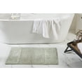 thumbnail image 3 of Better Trends 3 Piece Bathroom Rug Set, 100% Cotton, Extra Soft Tufted Bath Mat, Water Absorbent & Non Slip Bath Rug, (Dark Sage) Granada Collection, 3 of 7