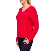 U.S. Polo Assn. V-Neck Cable Knit Sweater
