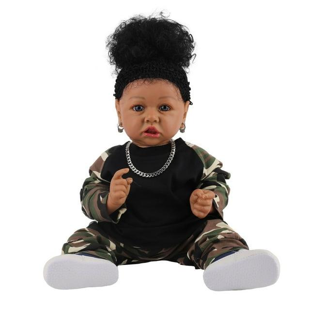 Poupée Compagnon Bébé 58 cm Simulation Bébé Silicone Lavable
