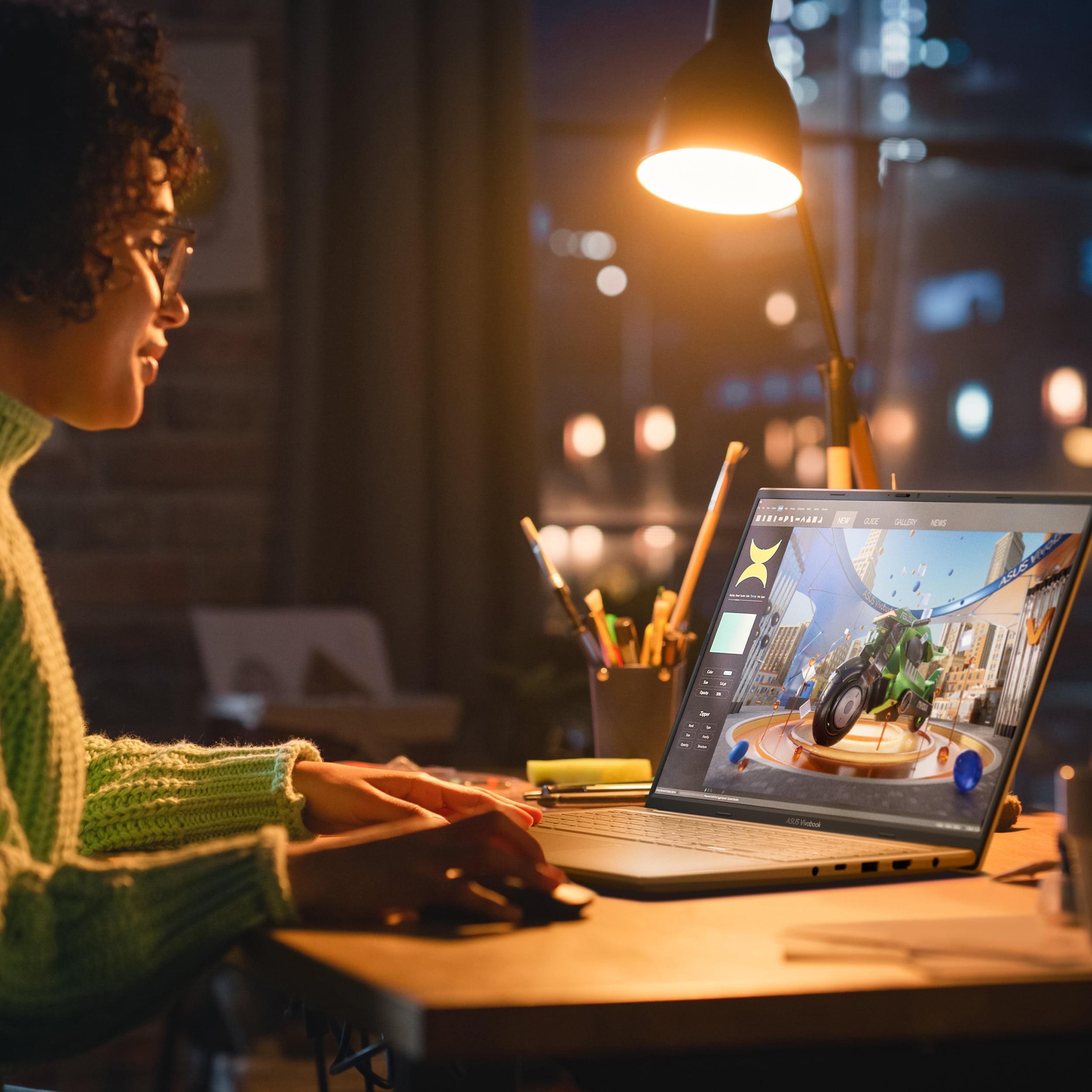 ASUS Vivobook Pro 16 inch WUXGA Windows Laptop Intel Core i9-13900H NVIDIA GeForce RTX 4050 16GB RAM 1TB SSD Cool Silver