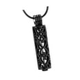 thumbnail image 1 of Collar de cremación Collar Cenizas Cenizas Decorativas Elegante para Remembrance Remental Joyería para reclutamiento para cumpleaños Día de la Negro, 1 of 8