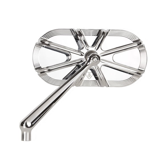 Arlen Ness 10 Gauge Forged Chrome Left Mirror (13-161)