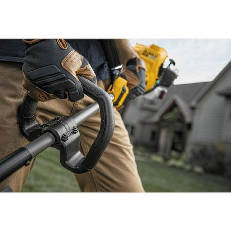 DEWALT DCST970PR 60V MAX String Trimmer is designed to power through tough overgrowth and withstand everyday heavy duty usage. It features a high efficiency brushless motor that maximizes runtime Walm...