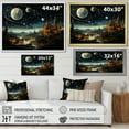 thumbnail image 4 of Designart "Islamic Astronomy Islam painting III" Islamic Floater Framed Wall Art Print, 4 of 7