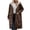Coffee, variant on Coorders Womens Shaggy Puffy Jackets Coats, Women's 2025 Winter Fashion Clothes Oversized Shearling Fleece Long Coats Jackets ,Dark Gray,Size XXL