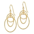 thumbnail image 2 of 14K Yellow Gold Earring Drop & Dangle Women'S 50 mm 26, 2 of 3