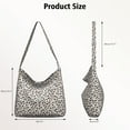 thumbnail image 4 of Vintage Tropical Print Crossbody Purse Women's Spacious Work Tote Bag Adjustable Strap Fashion Handbag, 4 of 5